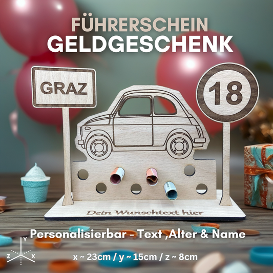 Führerschein Geldgeschenk