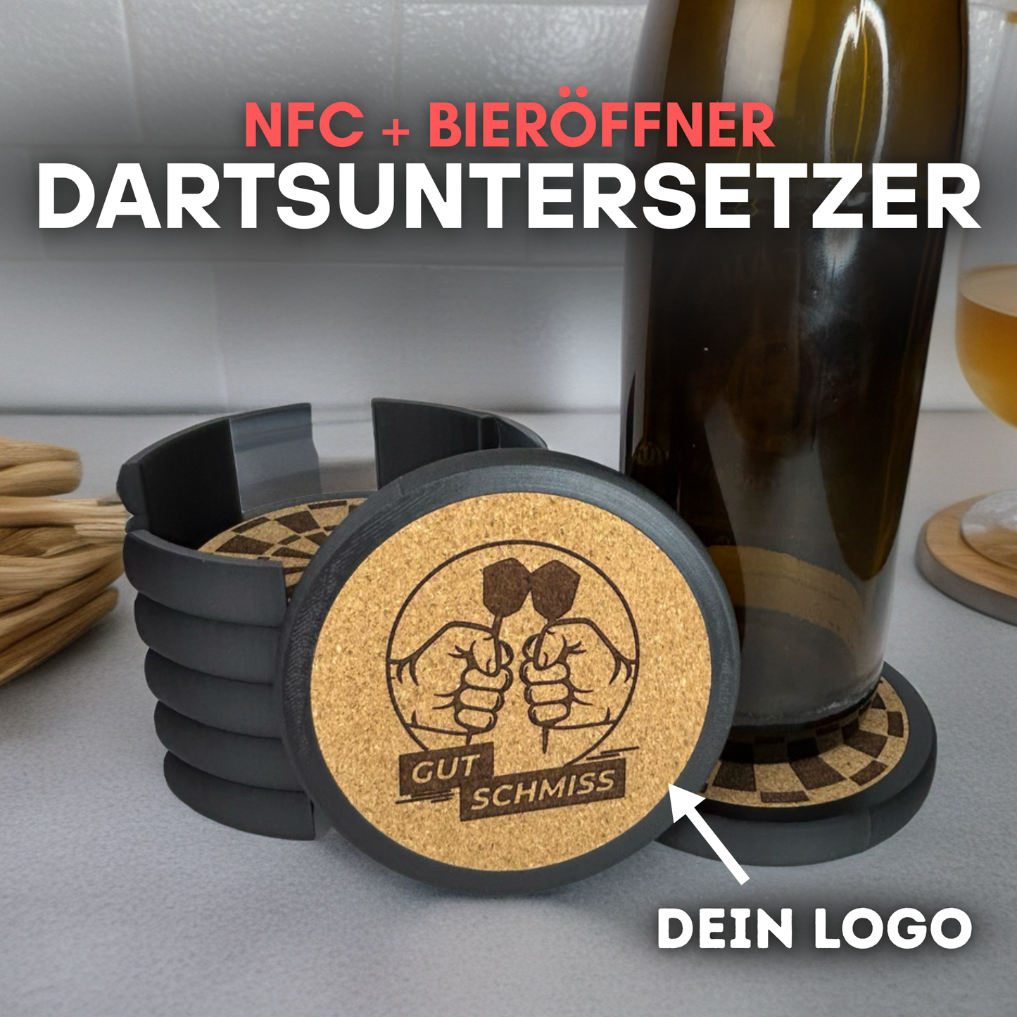 personalisierbarer smarter Untersetzer